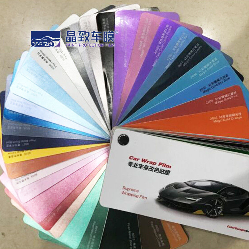 OEM Multicolor Vinyl Car Wrap نمونه کتاب سبک وزن عملی