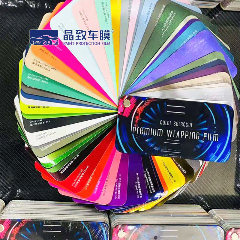OEM Multicolor Vinyl Car Wrap نمونه کتاب سبک وزن عملی