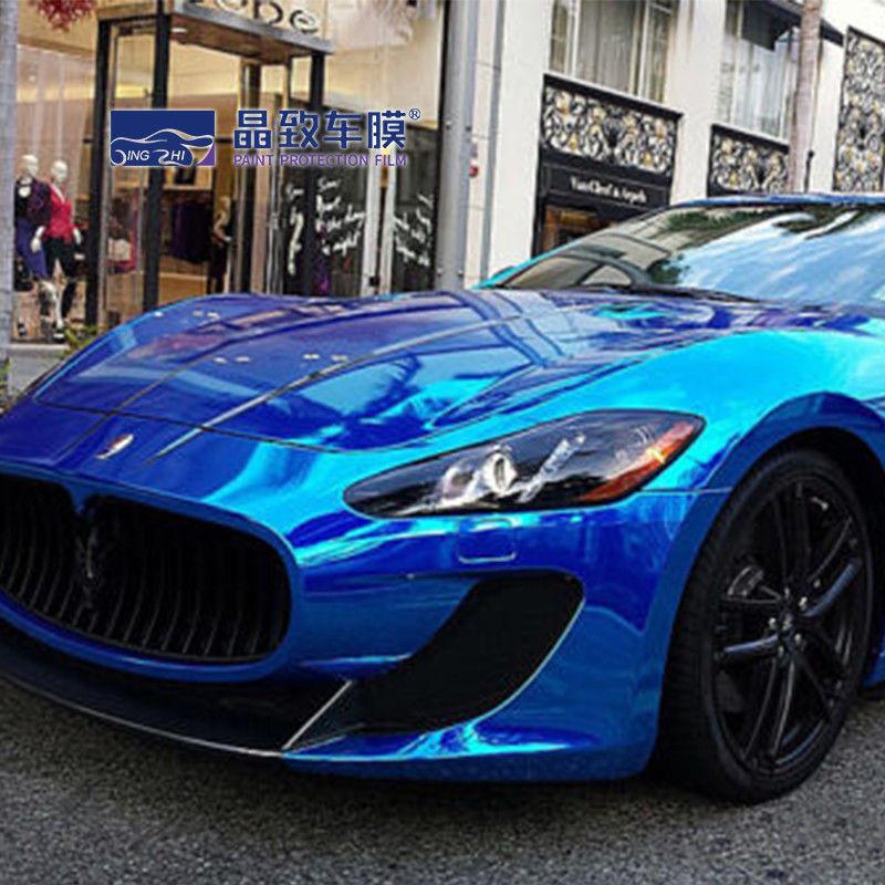 محصول مراقبت از خودرو Derek Blue قابلیت کشش وینیل کروم به عنوان فیلم آینه 1.52*18 متر -- کارخانه مستقیما