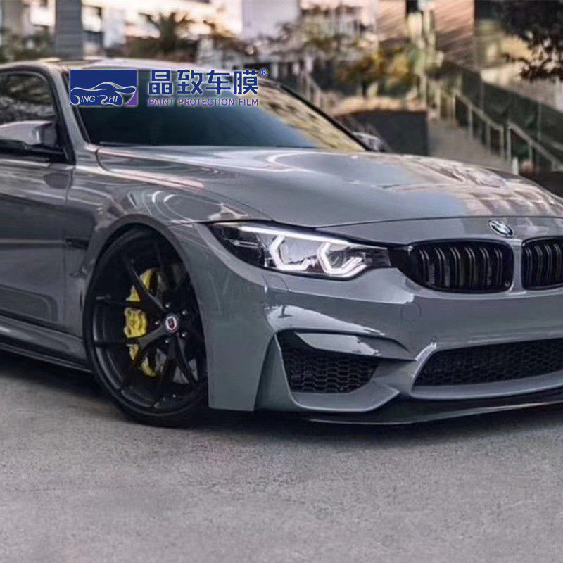 فیلم محافظ رنگ خودکار رنگی 1.52x18M خود چسب سنگ براق خاکستری