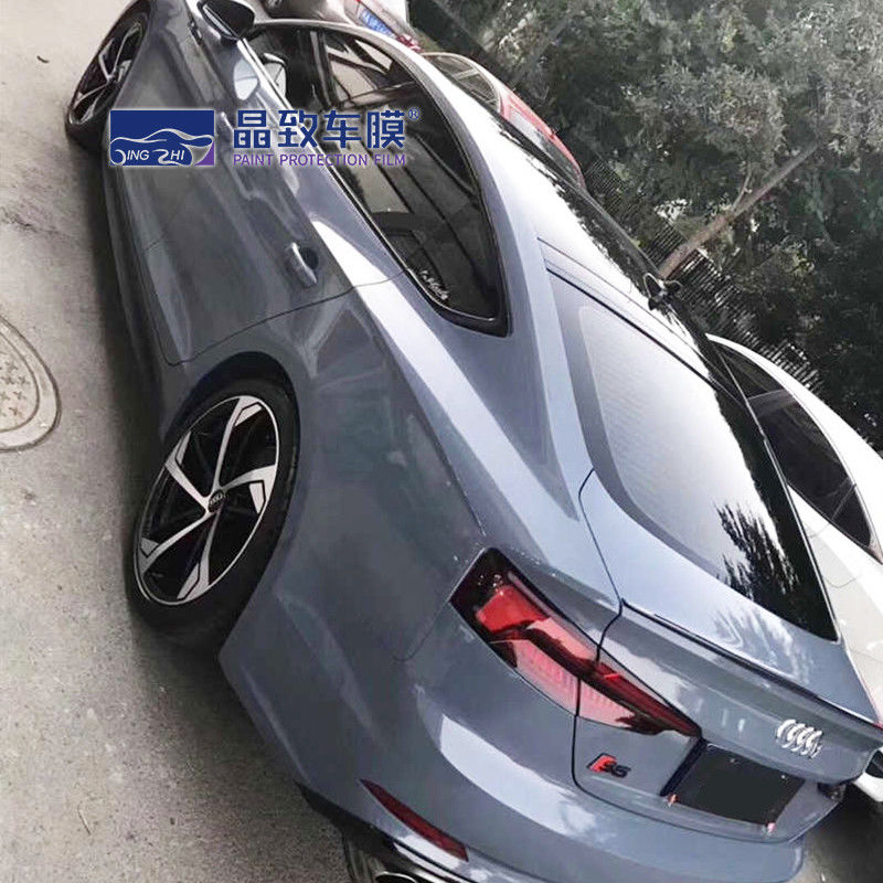 فیلم محافظ رنگ خودکار رنگی 1.52x18M خود چسب سنگ براق خاکستری