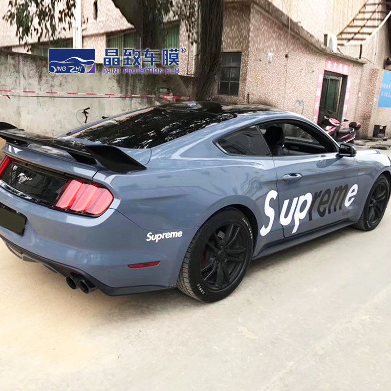 فیلم PPF رنگی ضد آب، روکش وینیل متالیک خاکستری مات PVC